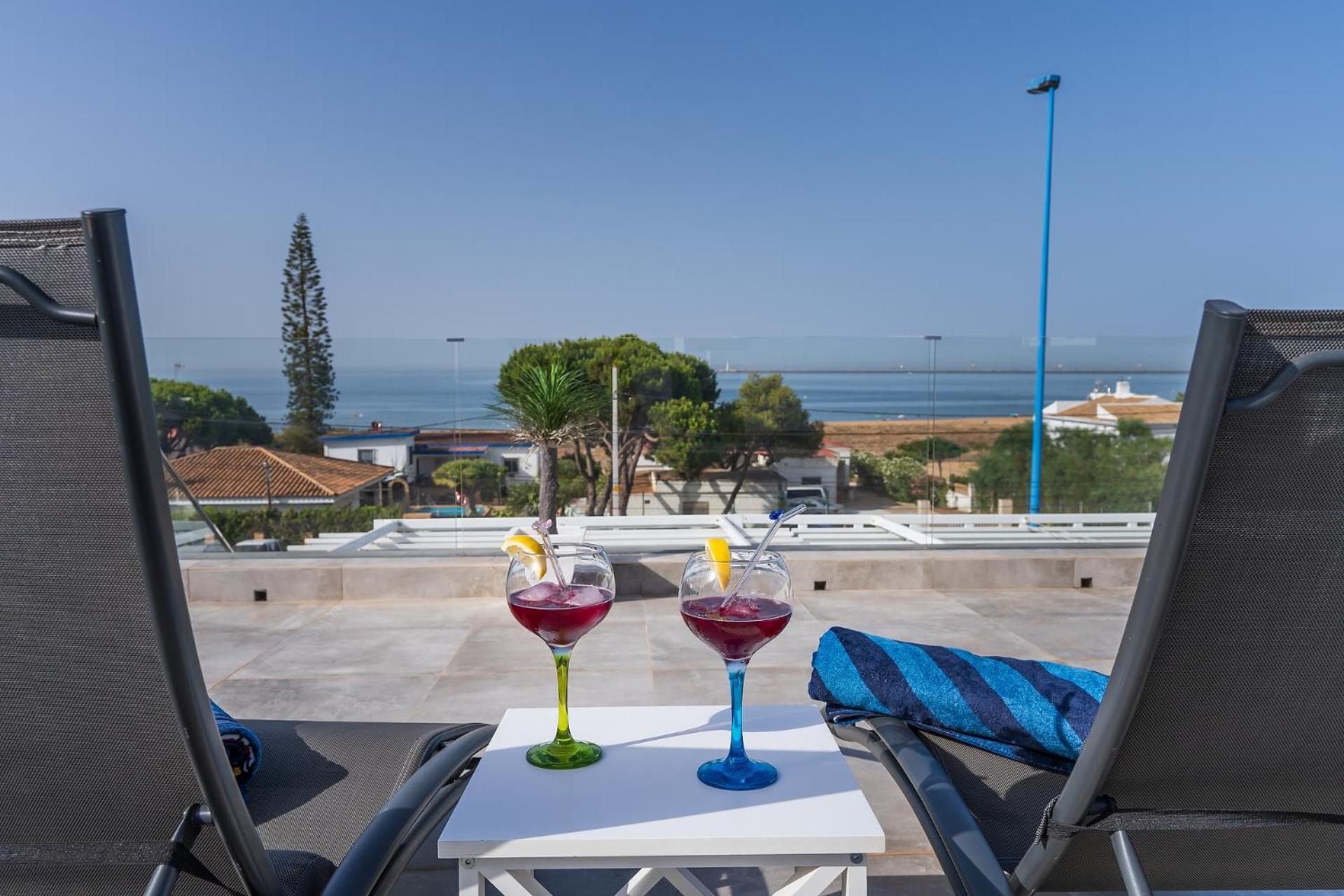 Villa Casa Mazagon Con Vistas Al Mar Esterno foto